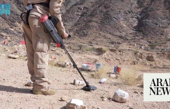 Saudi project clears 730 Houthi mines in Yemen