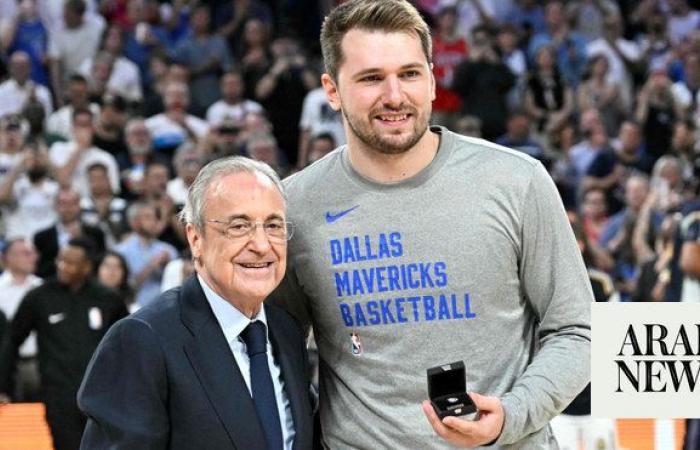 Doncic returns to Spain to warm welcome from former club Real Madrid in preseason game with Mavs