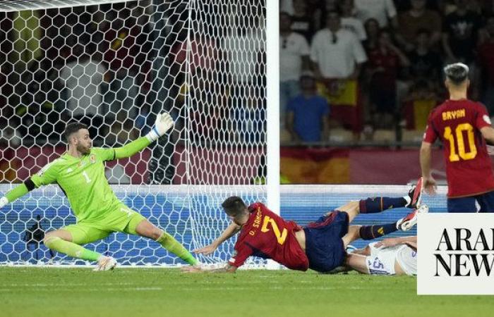 Spain win 25th straight qualifier at home to keep Scotland from clinching spot in Euro 2024