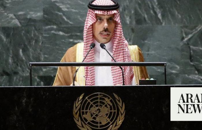 Saudi Arabia urges UN Security Council to take action on Gaza violence, forced displacement