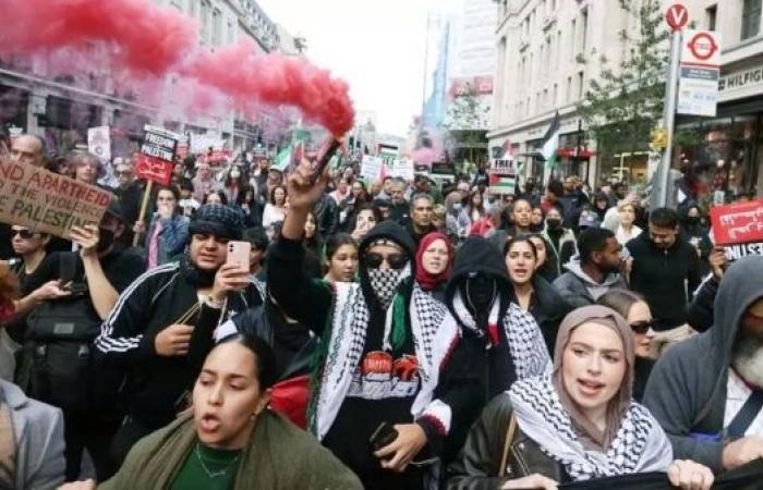 Pro-Palestinian march draws thousands in London with protests across UK