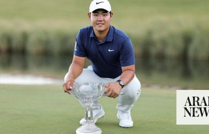 Tom Kim wins in Las Vegas for the 2nd time in the same PGA Tour season