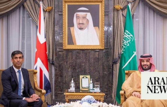 UK PM Rishi Sunak meets with Crown Prince in Riyadh
