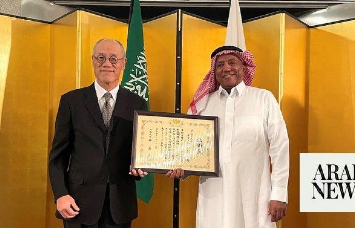 Japan honors Saudi interpreter for fostering trust, bilateral ties