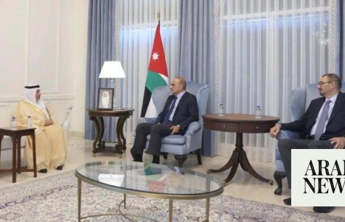 Jordan PM, KSrelief chief discuss aid for refugees