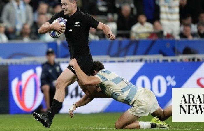 All Blacks crush Argentina 44-6 to reach fifth Rugby World Cup final