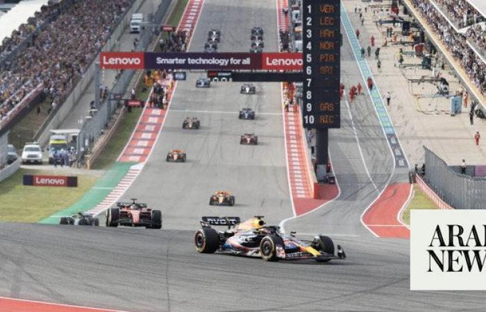 Red Bull’s Max Verstappen cruises to another F1 sprint race win at the Circuit of the Americas