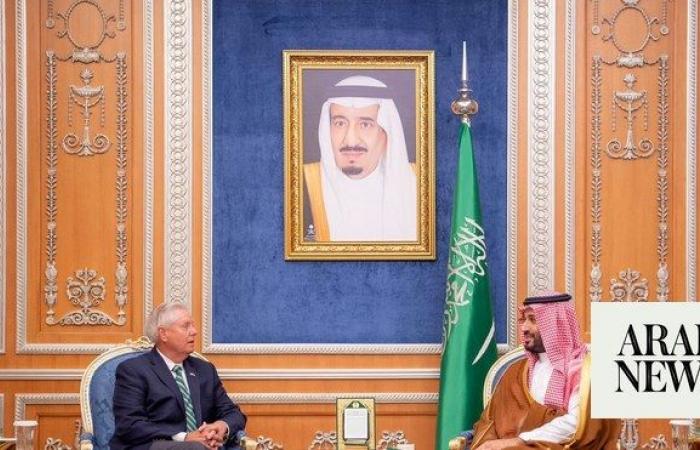 Saudi crown prince, US Senator Lindsey Graham discuss Gaza escalation in Riyadh