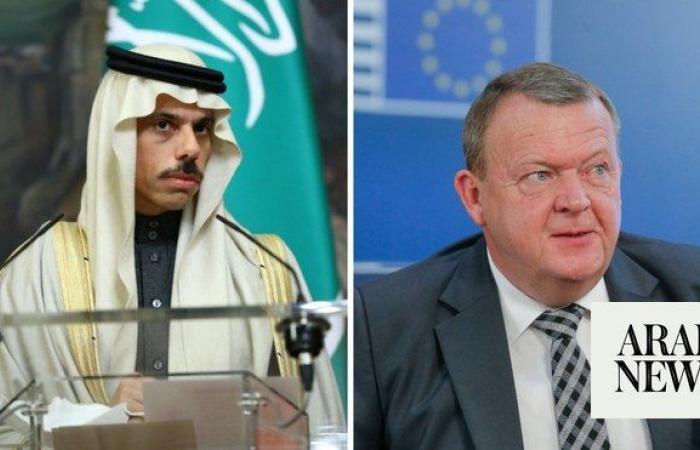 Saudi FM receives phone call from Danish counterpart