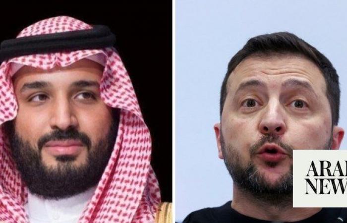 Saudi crown prince receives phone call from Ukraine president
