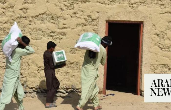 KSrelief distributes food aid, shelter packages in Pakistan, Yemen