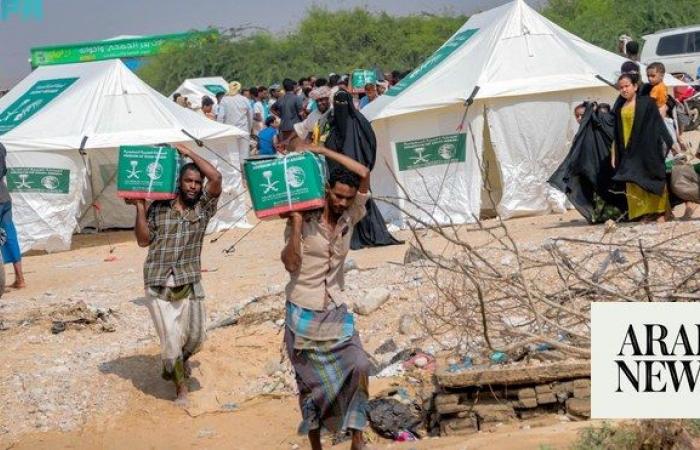 KSrelief provides shelter, aid for those hit by Cyclone Tej in Yemen