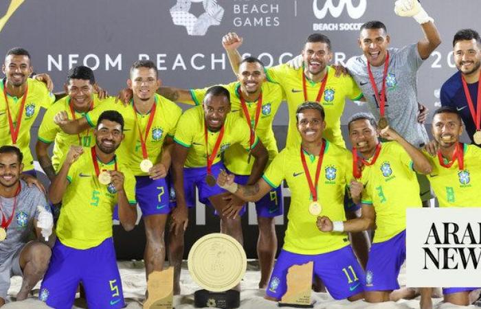 Defending champions Brazil win NEOM Beach Soccer Cup 2023