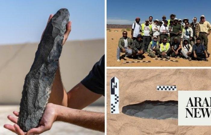 Slice of luck: 200,000-year-old ax found in AlUla