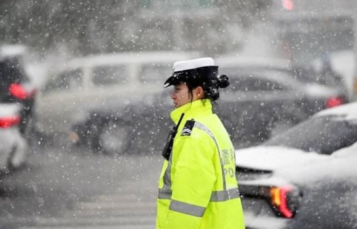 China’s northeast hit by unseasonable blizzard as heavy snow causes mass disruption