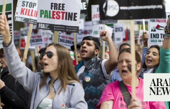 UK government accuses police of pro-Palestinian bias over marches