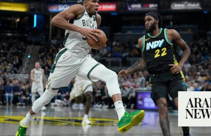 Antetokounmpo’s 54 points not enough as Bucks fall to Pacers