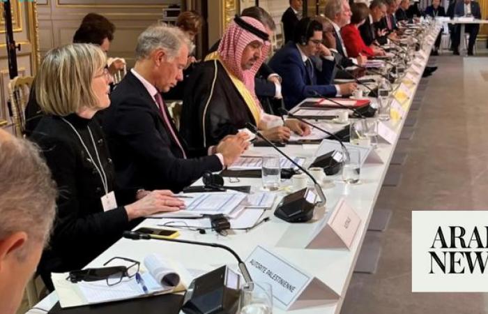 Saudi Arabia attends Paris International Conference to help civilians in Gaza