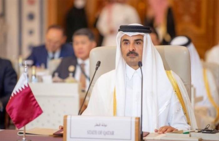 Qatar's emir challenges international community on Israel's treatment above law