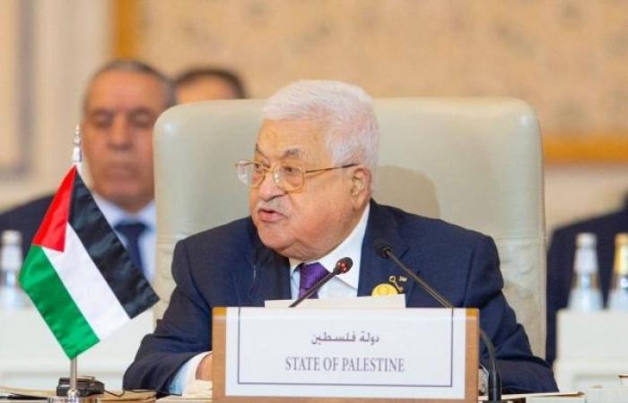 Palestinian president accuses Israeli authorities of sabotaging the two-state solution