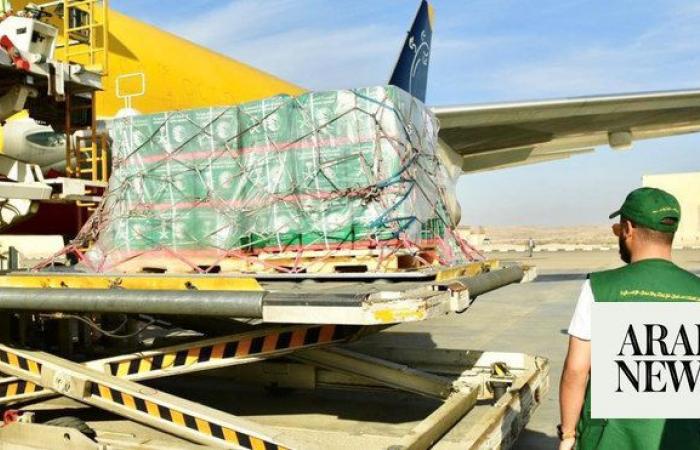 Gaza mission: Third Saudi relief plane lands in Egypt