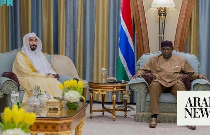 Gambian president discusses judicial, labor ties with Saudi Arabia
