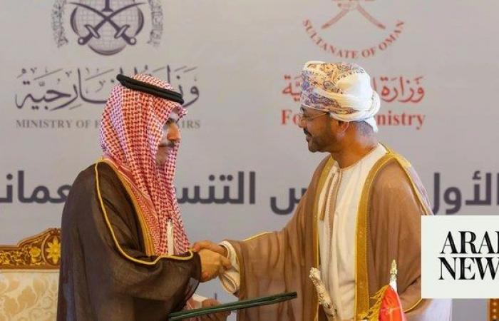 Foreign ministers co-chair inaugural Saudi-Omani Coordination Council meeting