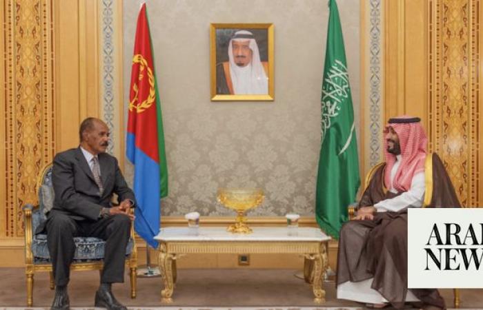 Saudi Crown Prince, Eritrean president hold meeting in Riyadh