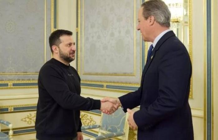 David Cameron makes first official visit to Ukraine