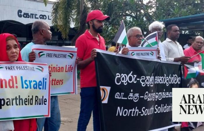 Palestine solidarity rallies continue in Sri Lanka as MPs urge UN action