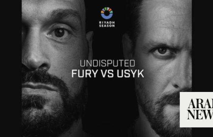 Fury to fight Usyk for undisputed heavyweight crown in Riyadh on Feb. 17