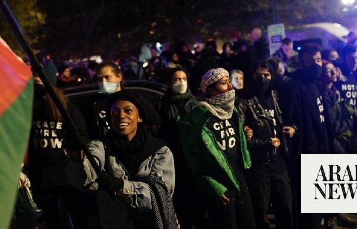 The protests outside DNC headquarters signal the divides in Biden’s base over Israel-Hamas war