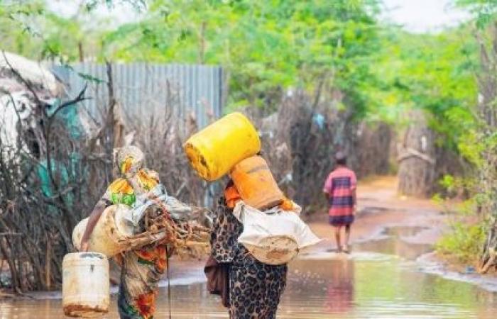 Displaced families uprooted by severe floods across Horn of Africa