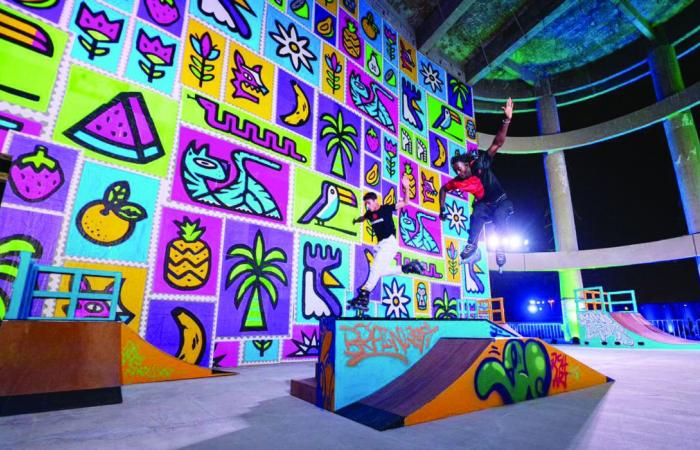 Riyadh street art festival transforms abandoned building into gallery