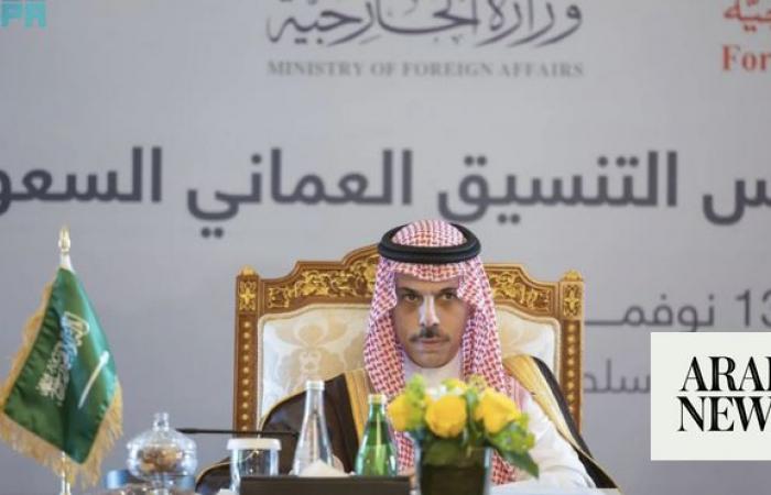 Saudi foreign minister urges international community to take responsibility to stop Israel