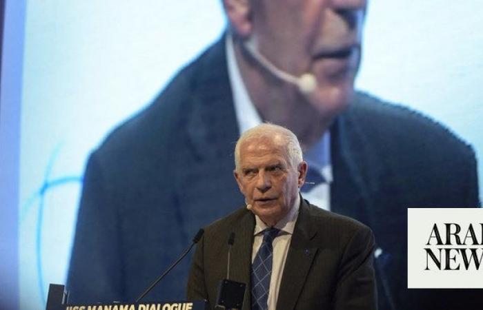Palestinian state best guarantee of Israel security: EU’s Borrell