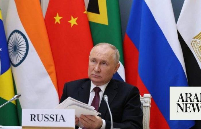 Putin says BRICS could help reach political settlement in Gaza conflict