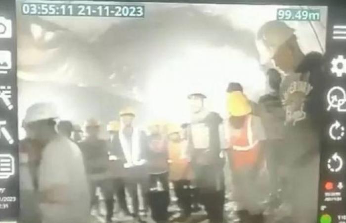 First video emerges of Indian workers trapped in tunnel