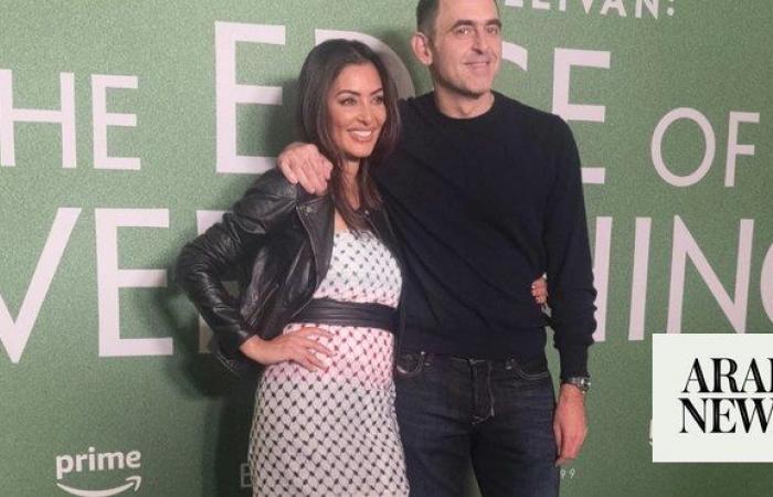 British Moroccan actor Laila Rouass wears Palestinian keffiyeh dress to premiere