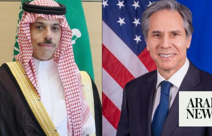 Saudi FM, Blinken discuss Gaza truce, relief efforts