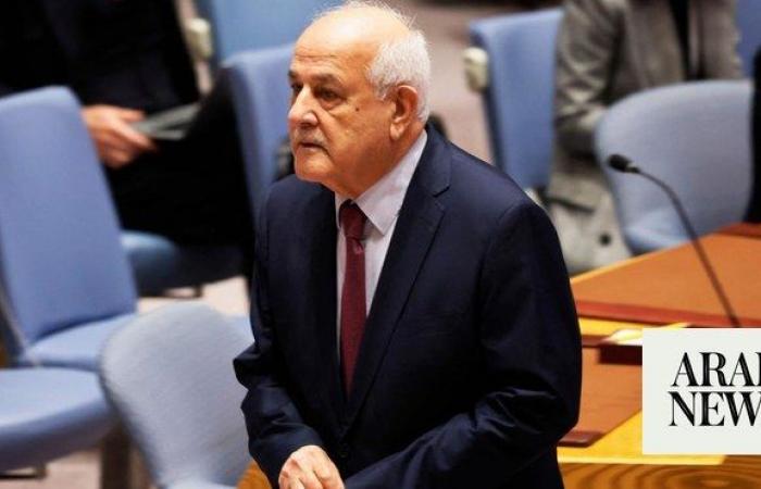 Palestinian UN ambassador calls for pause to become ‘end’ to Israel-Hamas war