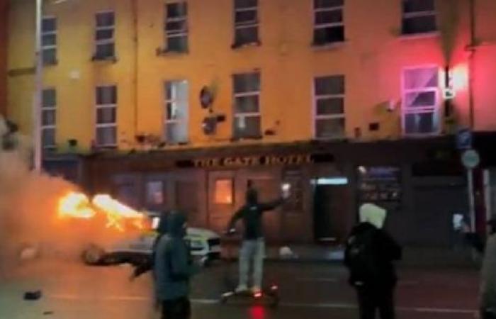 Dozens arrested after far-right mobs riot in Dublin over immigration