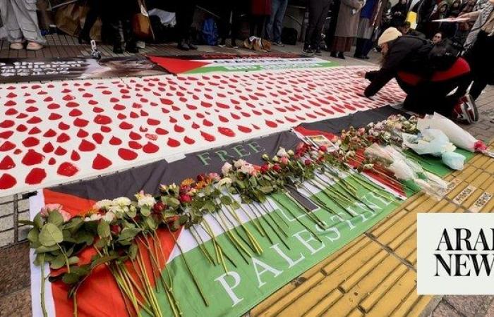 “Tears for Gaza” attracts crowds in Tokyo