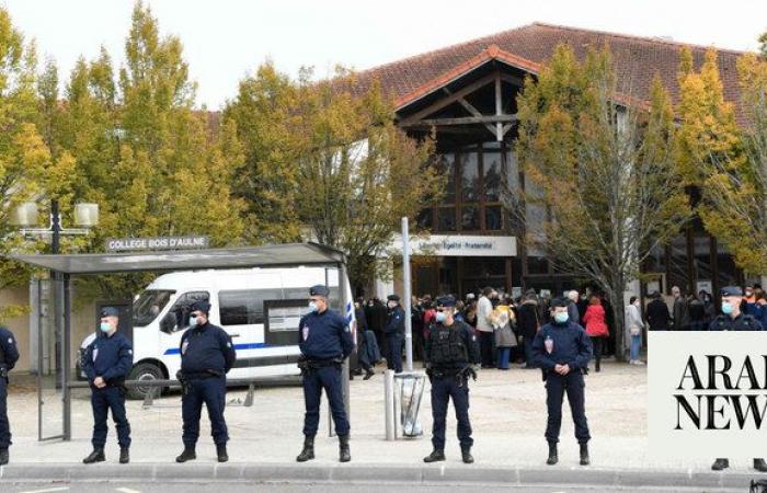 Six teenagers in court over beheading of French teacher