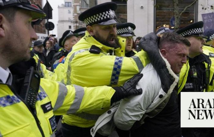 UK far-right activist charged after attending anti-Semitism march