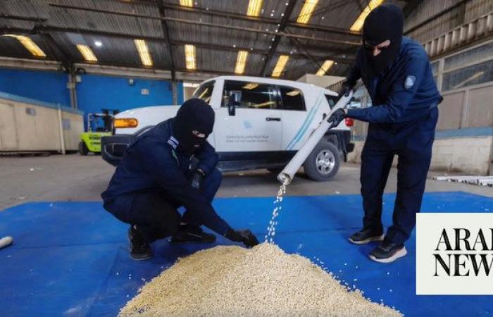 Saudi authorities seize 60k amphetamine pills