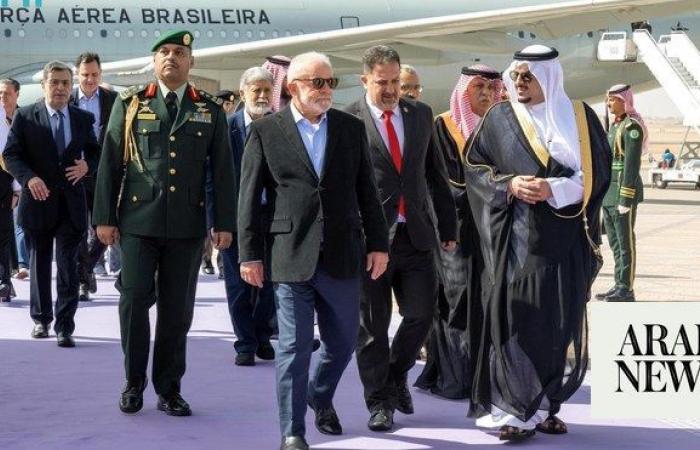 Brazil’s Luiz Inacio Lula da Silva arrives in Riyadh for official visit