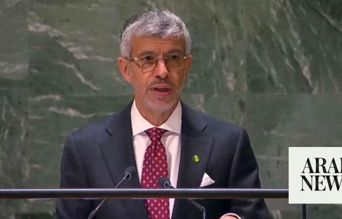 Saudi Arabia issues rallying cry at UN for end to war and humanitarian catastrophe in Gaza