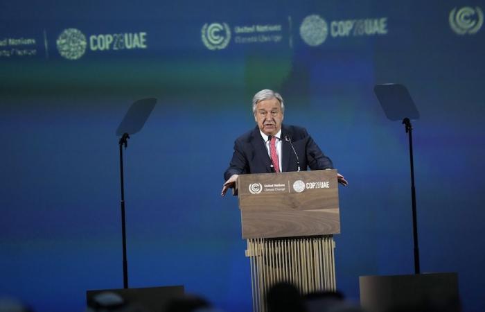 Climate change is a sickness only global leaders can cure, UN chief tells COP28