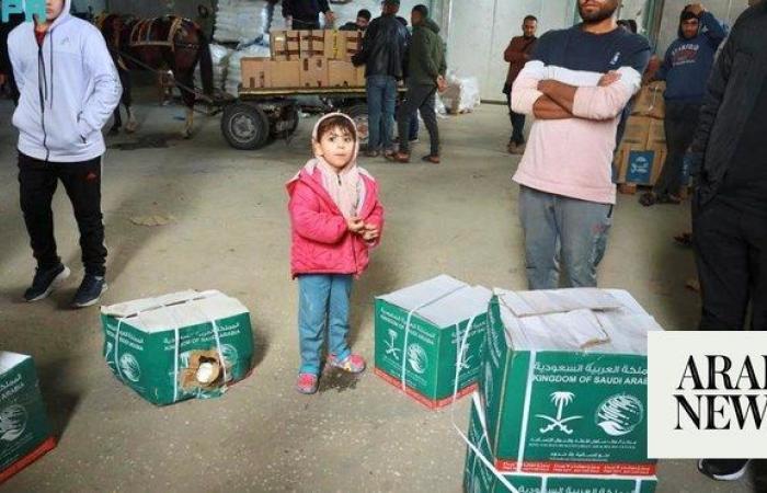 Saudi aid for Palestinians in Gaza continues